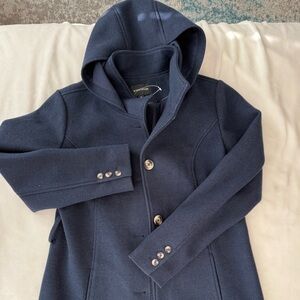 Stitch Fix 41 HAWTHORN Size Medium Kelsey Coat Navy Blue NEW